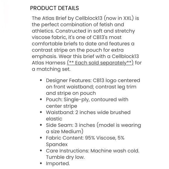 CellBlock13 “Atlas” Jock Brief - Picture 2 of 5